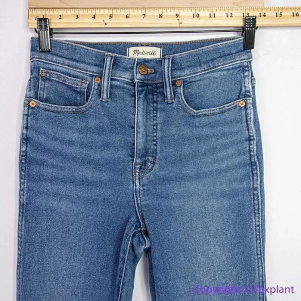 NEW Madewell Stovepipe Jeans in Leaside Wash,‎ 25